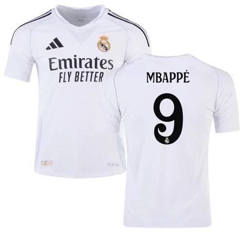 2024-2025 Real Madrid domácí dres + Mbappé 9 potisk