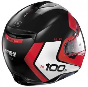 Moto helma Nolan N100-5 Plus Distinctive N-Com Glossy Black 27