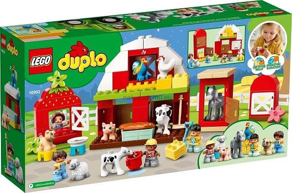 LEGO Duplo 10952 Stodola, traktor a zvířátka z farmy