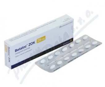 Betaloc Zok 25mg—28 tablet - Kapka Zdraví