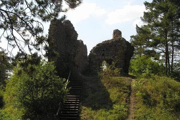 Významnou stavbou posledních Přemyslovců byl hrad Kamýk nad Vltavou