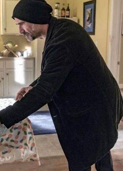 CHICAGO P.D. (ALVIN OLINSKY) ELIAS KOTEAS WOOL COAT