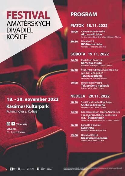 Festival amatérskych divadiel v Kulturparku - Hlavné správy