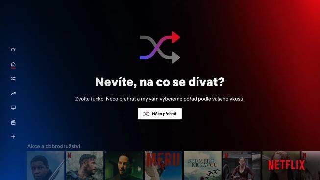 Netflix má novou funkci, která za vás vybere, na co se budete dívat