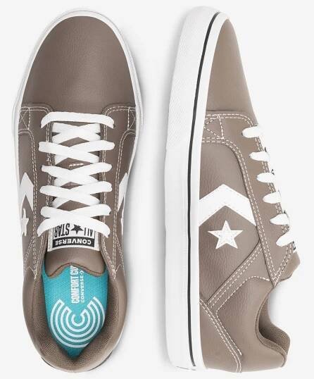 Rekreačná obuv Converse CONS EL DISTRITO 2.0 SYNTHETIC LEATHER A06193C BÉŽOVÁ