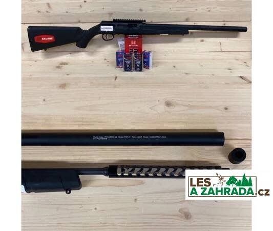 Malorážka sam. Savage Arms, Mod: A22 PSR, Ráže:.22LR, pažba polymer, integrovaný tlumič