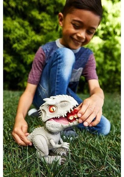 Jurský svět, Hladový Indominus Rex 21 cm, Mattel GMT90 | Legenio - Specialista na stavebnice LEGO® a geniální zábavu!