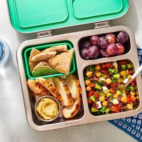 Cucumber Hummus Pita Bento Box Lunch