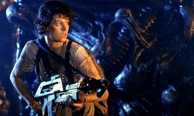 Sigourney Weaver jako Ellen Ripleyová v sérii Vetřelec