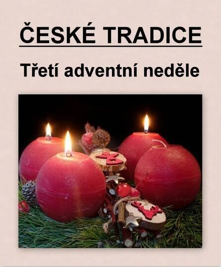 ČESKÉ TRADICE: Třetí adventní neděle – 15. prosince 2023 – stříbrnáZa krásnější Vimperk