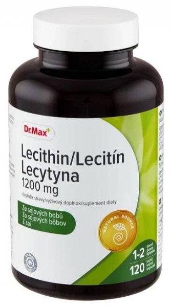 Dr. Max Lecitín 1200 mg 1×120 cps, výživový doplnok