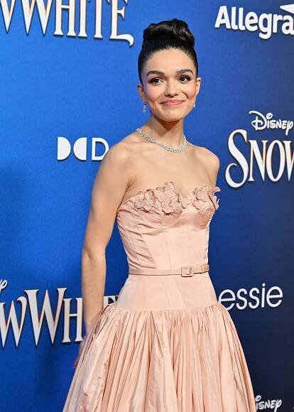Rachel Zegler at the "Snow White" premiere in LA on March 15