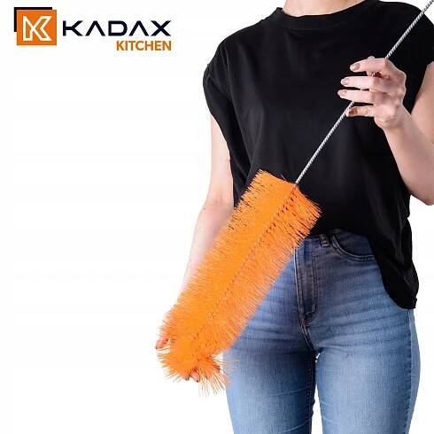 KARTÁČ NA MYTÍ BALÓNKŮ HOUSENEK SKLENĚNÝCH GALONŮ 110 cm DLOUHÝ ELASTICKÝ Značka Kadax