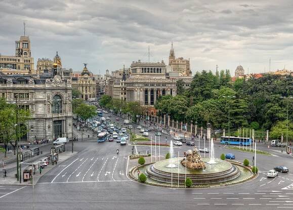 Spain-Plaza-de-Cibeles-Madrid