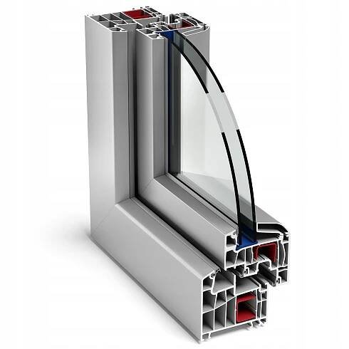 PVC OKNO 40 X 40 TEPLÝ profil: 80 mm – 7 komorový Kód výrobce 5908217940636