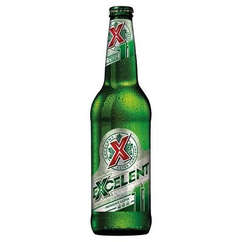 Pivo světlý ležák 11° Excelent v akci levně | Kupi.cz