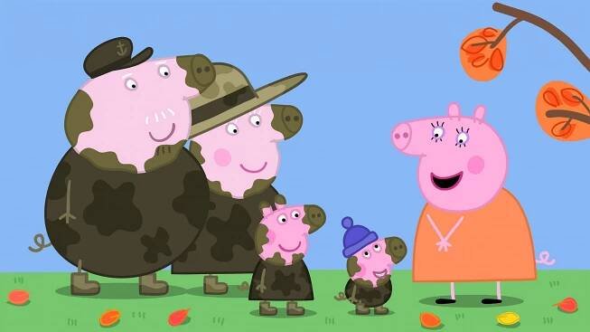 Prasátko Peppa - George's Woolly Hat - Z filmu