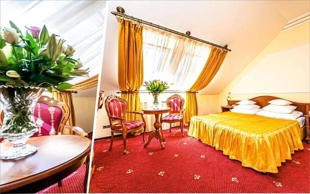 Postel nebo postele na pokoji v ubytování Hotel General Old Town Prague