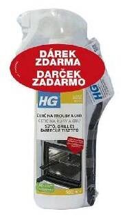HG čistič na trouby a grily + kartáč 500 ml ( )