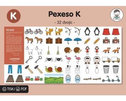 logopedické pexeso K