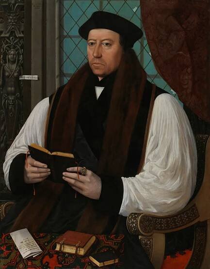 Thomas Cranmer, by Gerlach Flicke - NPG 535