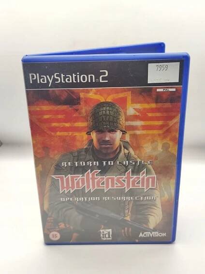 Návrat na Castle Wolfenstein 3XA PS2 Sony PlayStation 2 (PS2)