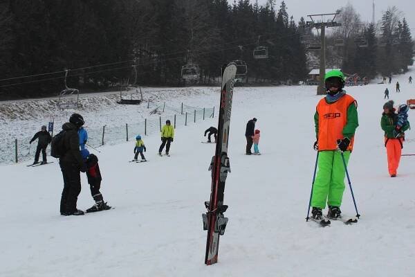 Na Jihlavsku se lyžuje naplno, Čeřínek láká na osmdmdesát centimetrů sněhu