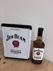 Jim Beam 0.7 L, darkove baleni se 2 sklenicemi investiční alkohol na prodej - Alkobazar.cz