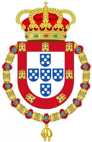 Soubor:Royal Coat of Arms of Luís I, Carlos I and Manuel II of Portugal (Order of the Golden Fleece).svg