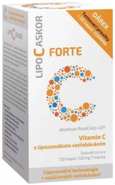Lipo C Askor Forte 120 kapslí
