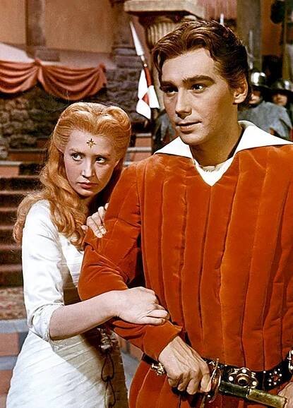 Marie Kyselková a Josef Zíma – z filmu Princezna se zlatou hvězdou na čele