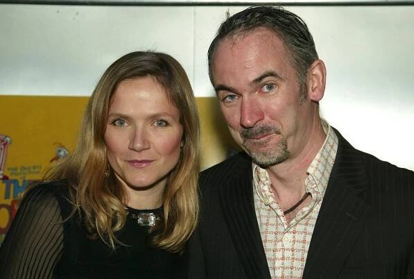 Jessica Hynes and Paul Ritter attend the Broadway opening night of "The Norman Conquests"