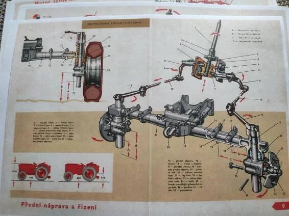 Zetor 3011 přední náprava
