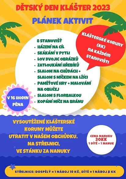 Oslava Dne dětí - 3.6.2023 | Oficiální stránky obce Klášter
