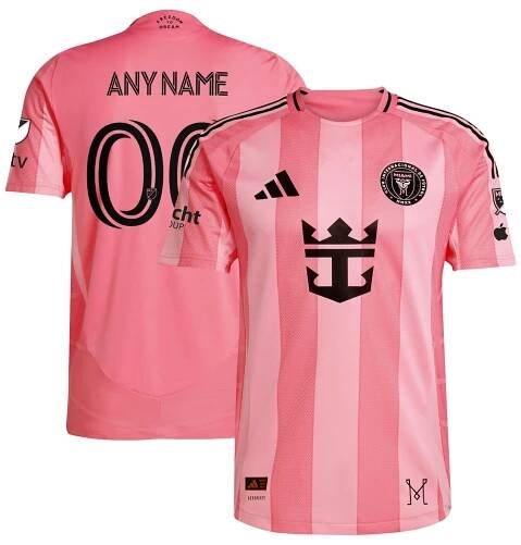 Inter Miami CF adidas 2025 Euforia Authentic Custom Jersey - Light Pink