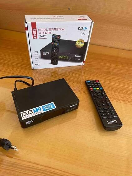 Set top box EMOS - TV, audio, video