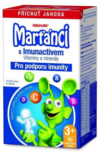 Marťánci Imuno jahoda 90 tablet