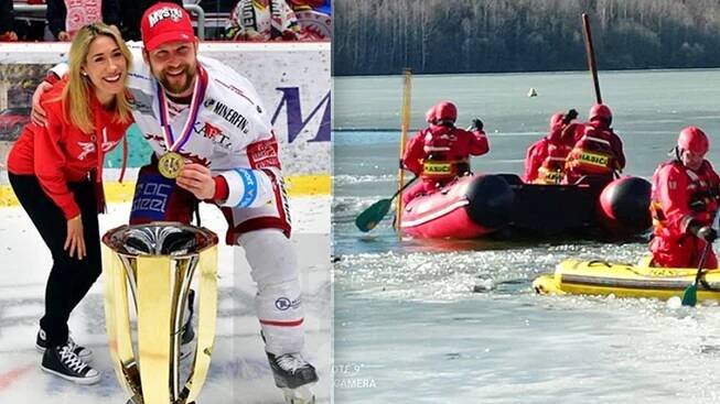 Manželka (†35) hokejisty Vrány zahynula pod ledem: Hledali ji hodinu a půl