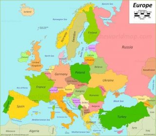 Europe Map Picture