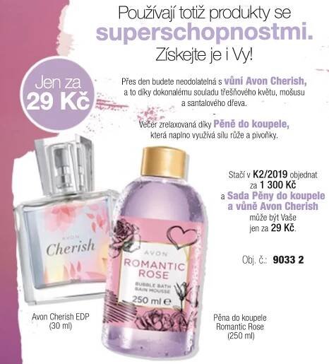 Produkty se superschopnostmi - AVON registrace