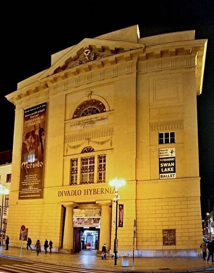 Divadlo Hybernia (Dům U Hybernů) - historie, představení, vstupné, otevírací doba, info, fotky