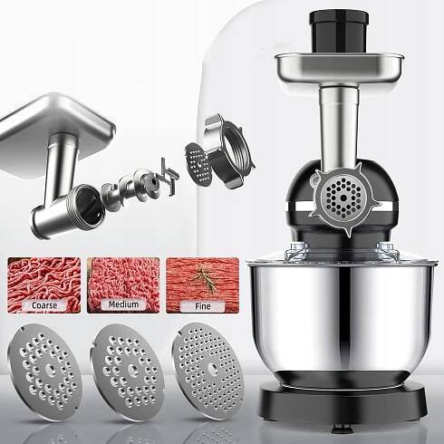 Kuchyňský robot Homlee 3 v 1, 1800 W, 5,5 l Druh automatické