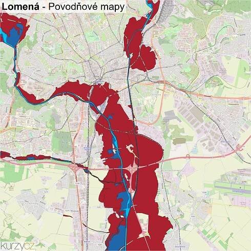 Lomená - mapy | Kurzy.cz