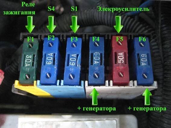 Какой предохранитель отвечает за стеклоподъемники на приоре