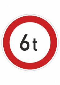 Dopravní značka B13, Zákaz vjezdu vozidel, jejichž okamžitá hmotnost přesahuje vyznačenou mez