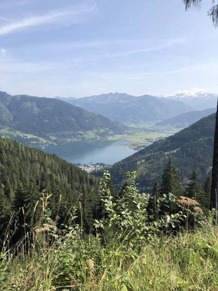 Výhled na Zell am See