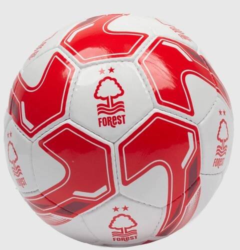 NFFC Red and White Football - Size 1 - Nottingham Forest FC