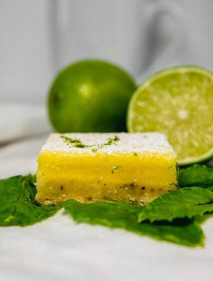Minty Lime Bars {stress-free version}