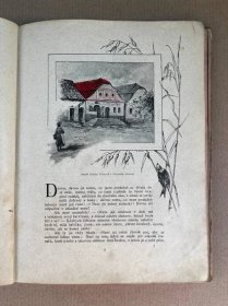 Stará kniha BABIČKA - Kober - r. 1895 - ilustrované vydání - Němcová - Knihy