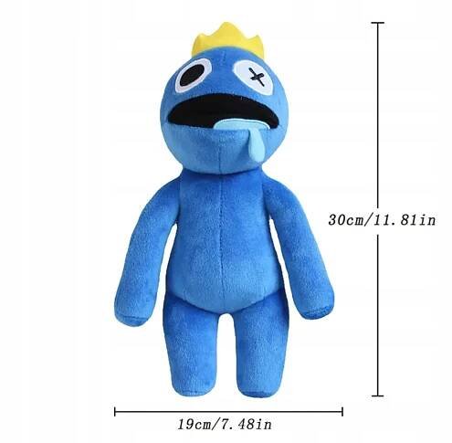 PLYŠÁK RAINBOW FRIENDS ROBLOX BLUE PLYŠÁK Barva modrá